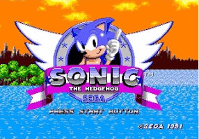 Sonic - Westside Island Title Screen